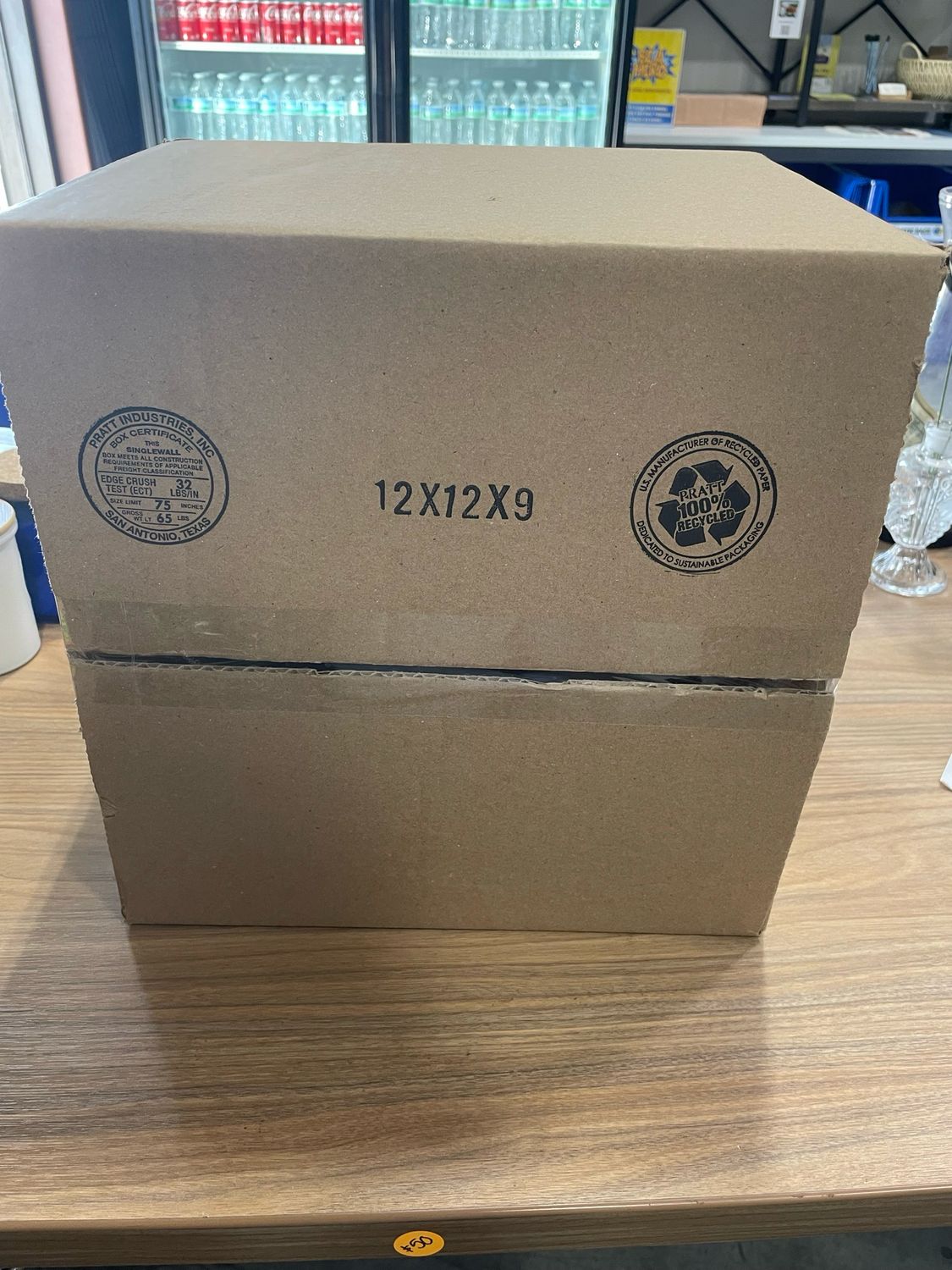 12”x12”x19” Cardboard Box