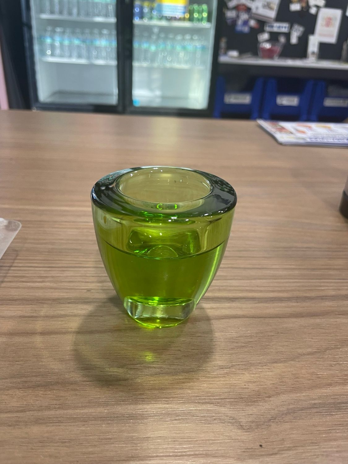 Green Candle Holder