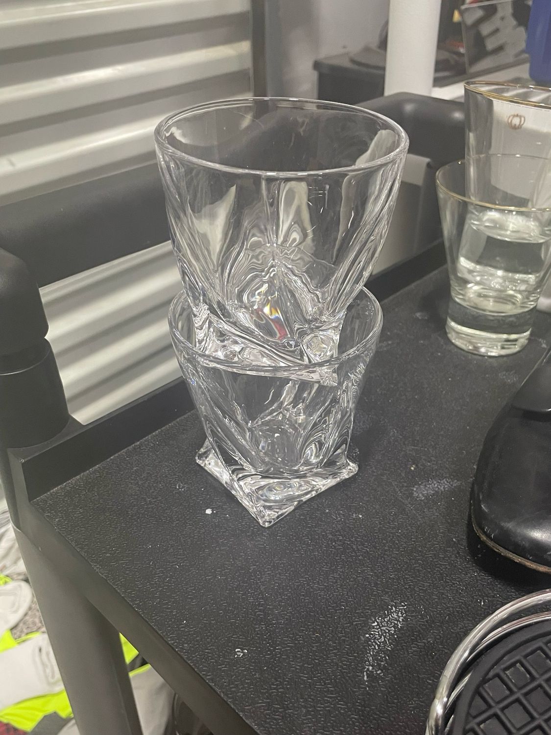 Square Bottom Cocktail Glass Set