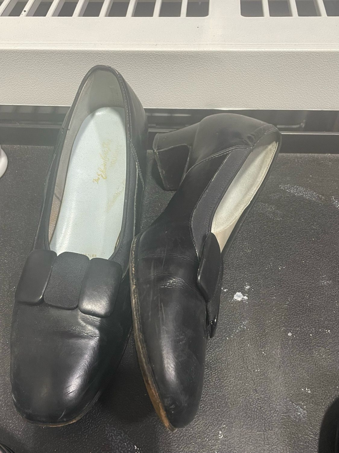 Vintage Short Black Heels 9.5