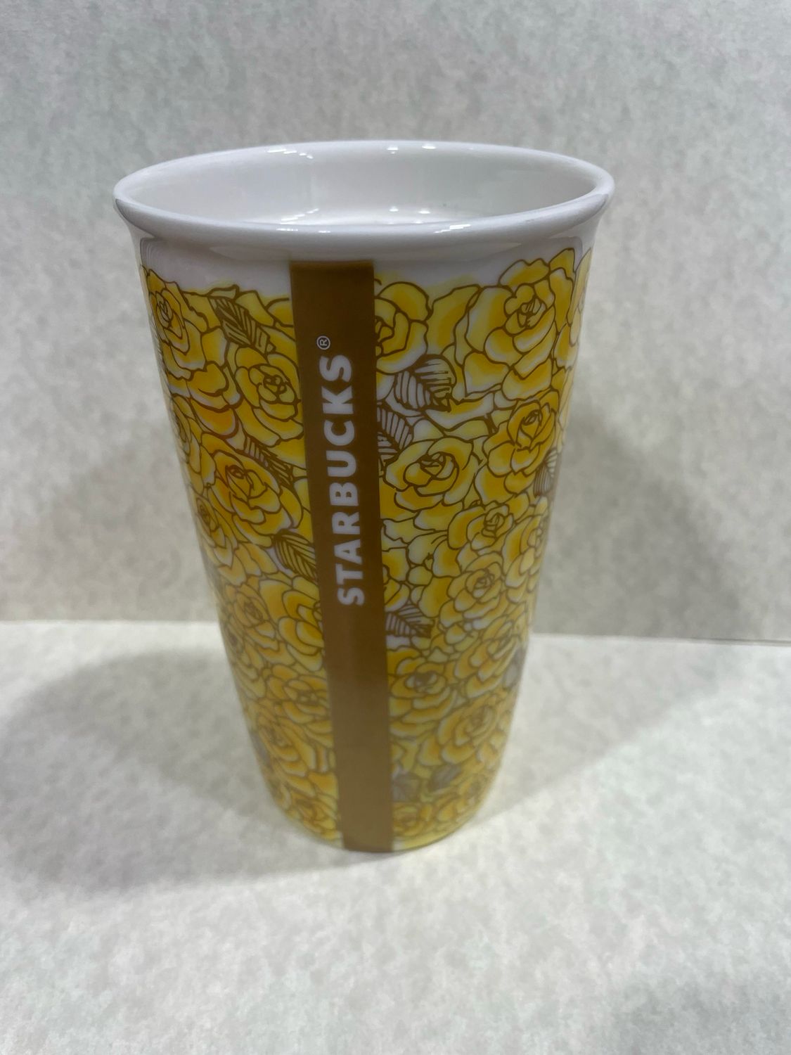 Yellow Rose Starbucks Cup