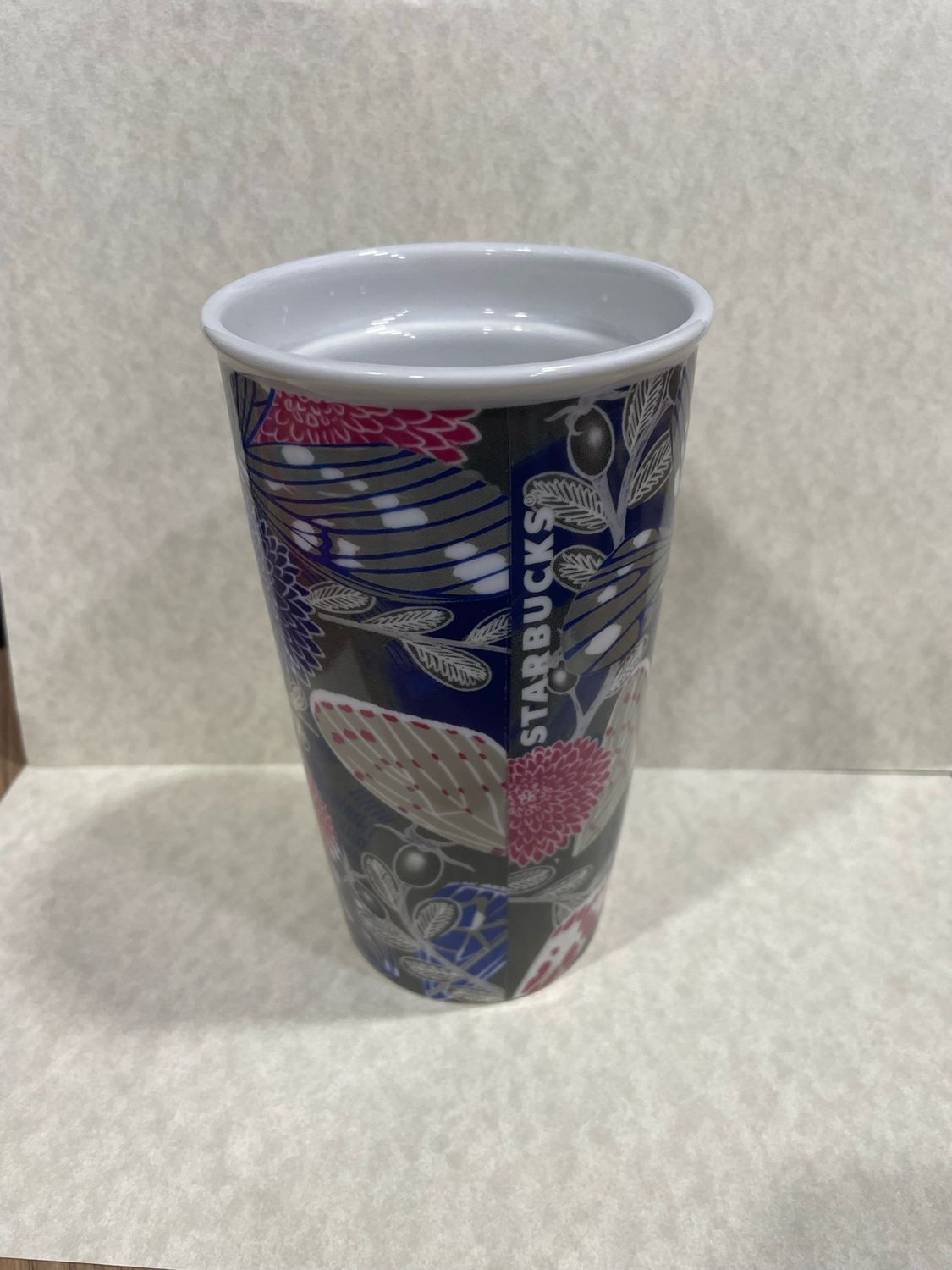 Blue Butterfly Starbucks Cup