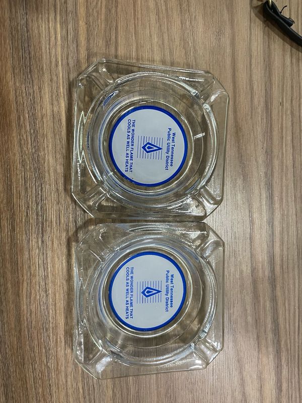 Vintage Clear Ash Tray