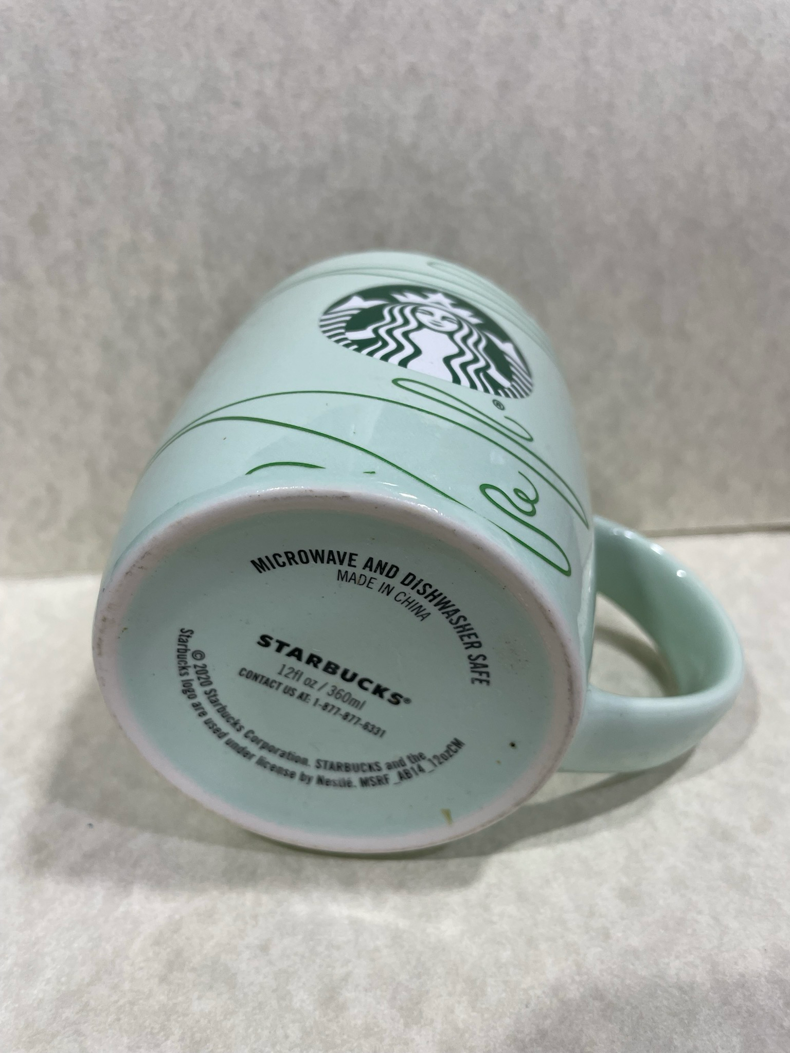 Starbucks Mug Mint Green