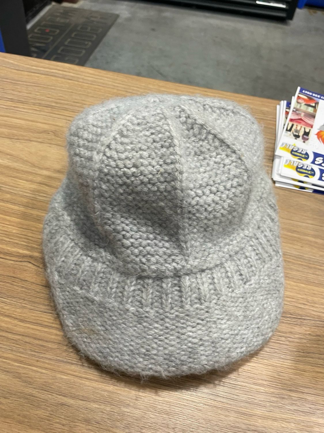 Grey Wool Cap