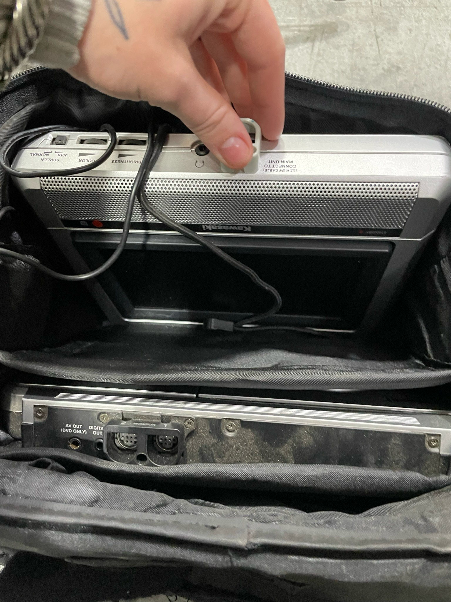 Kawasaki DVD Player Set