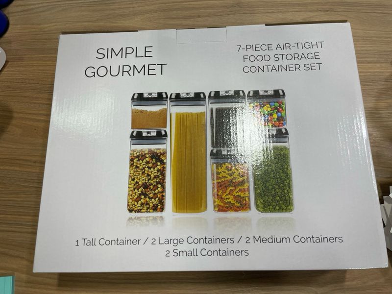 Gormet 7 Piece Food Container Set