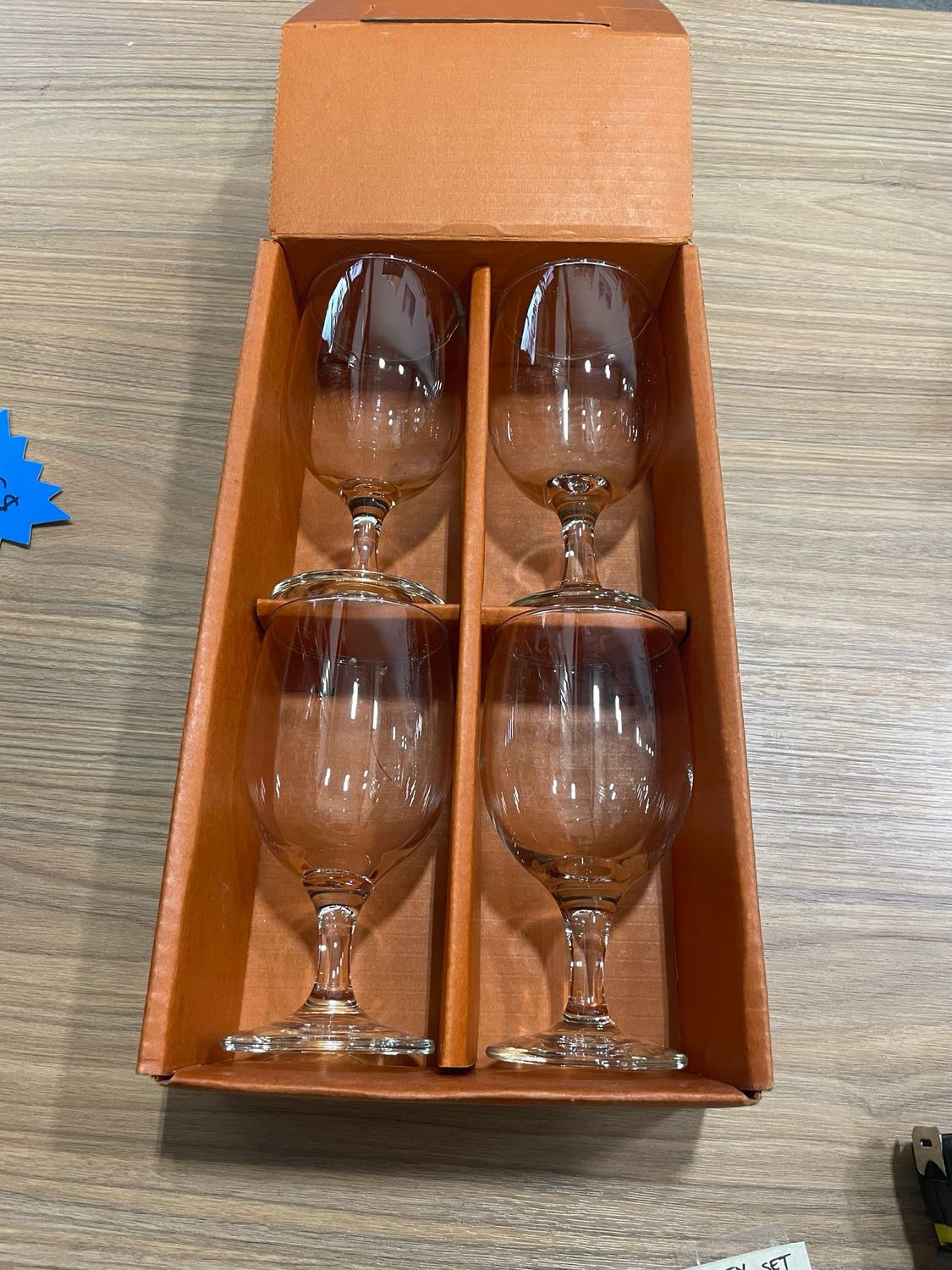 Libbey Set Of 4 Goblet 12oz Glasses