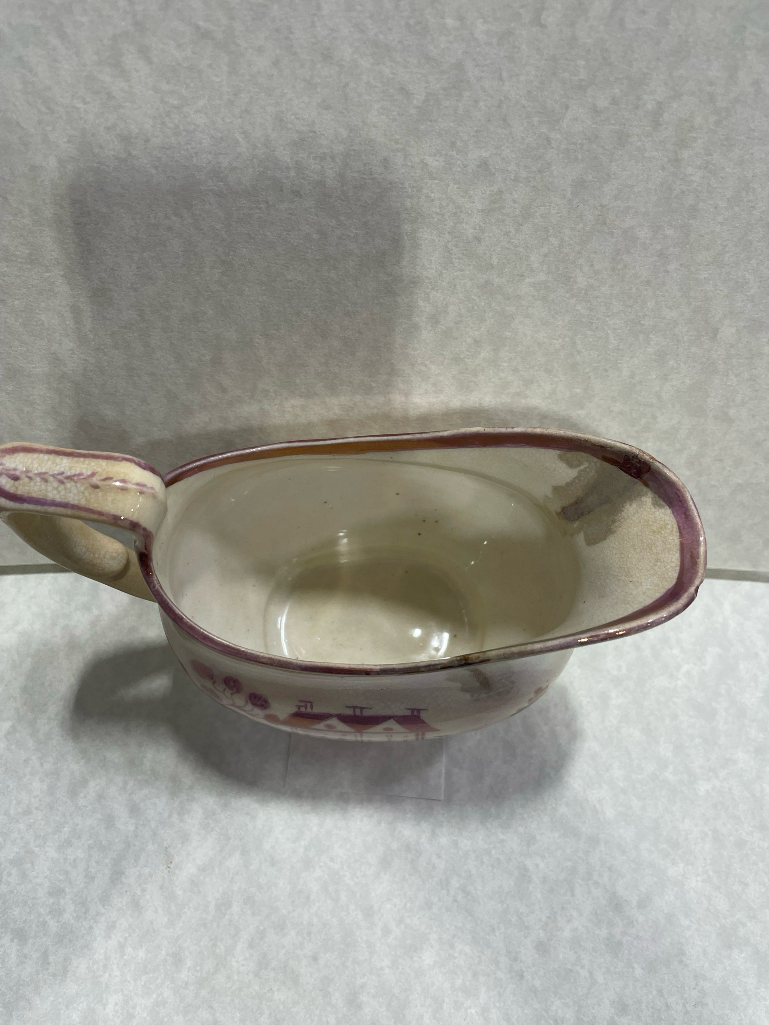 1830’s Luster Ware Pink/Purple SM Pitcher