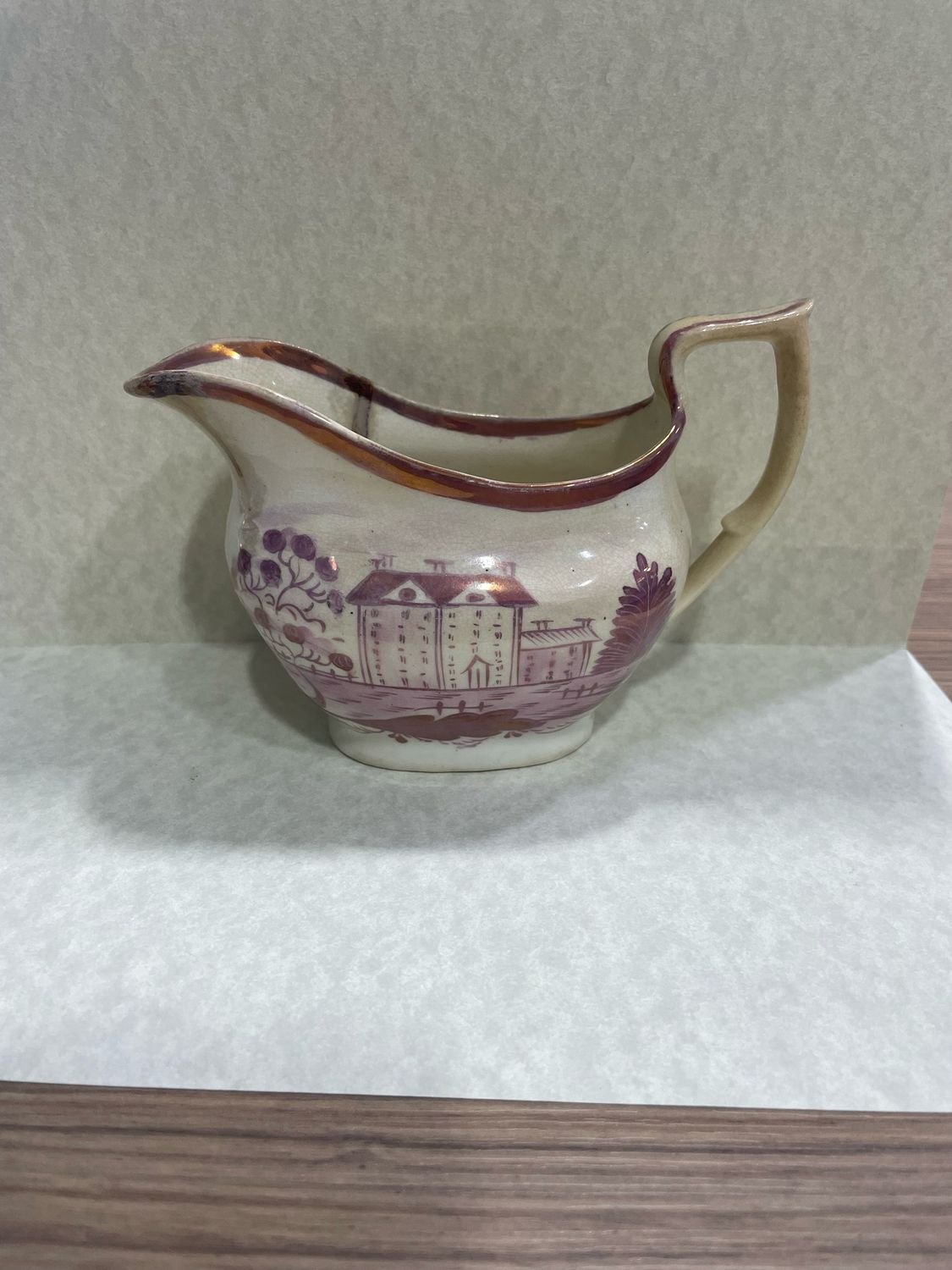 1830’s Luster Ware Pink/Purple SM Pitcher