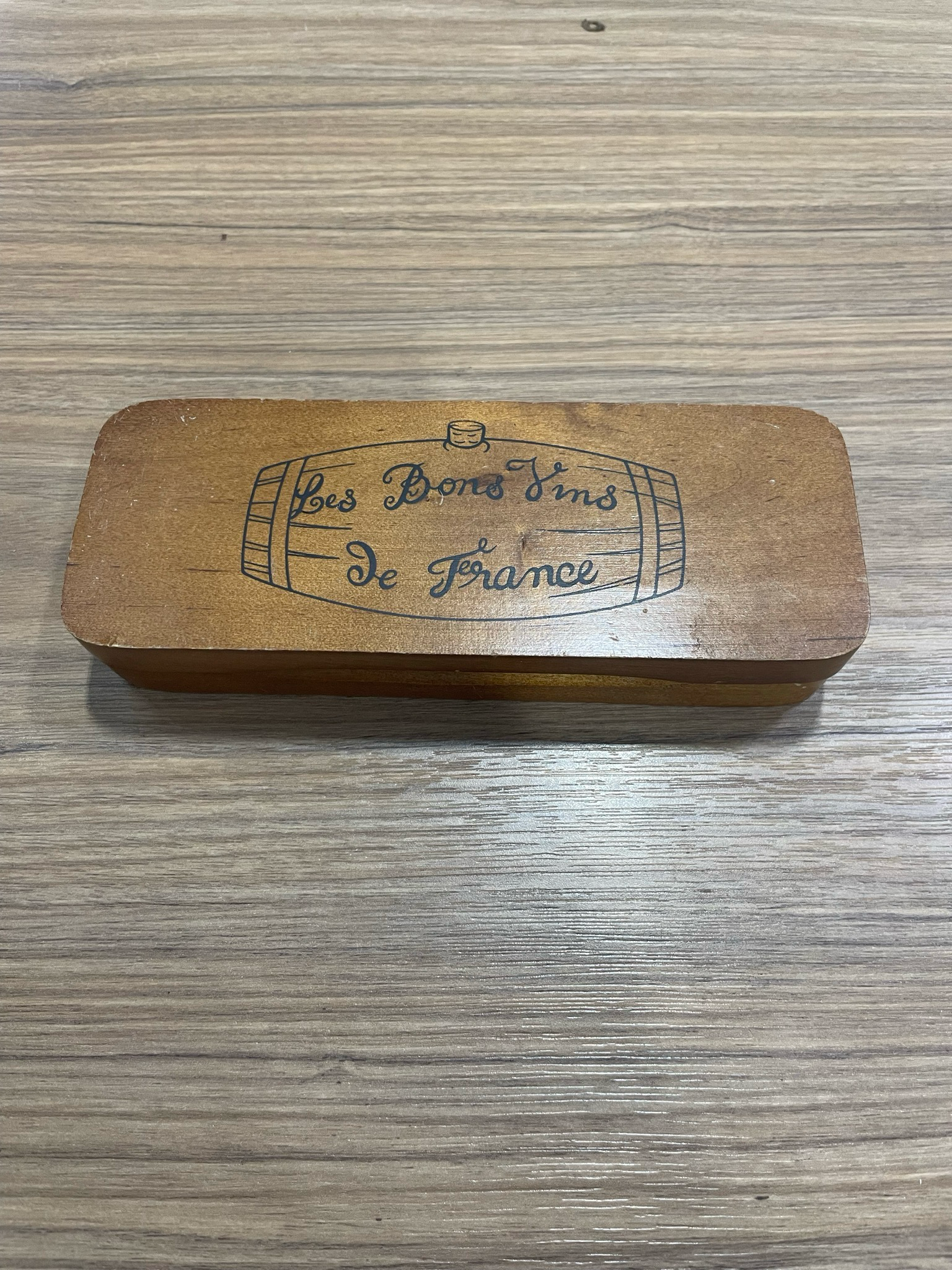 Vintage French Wine Thermometer in Box