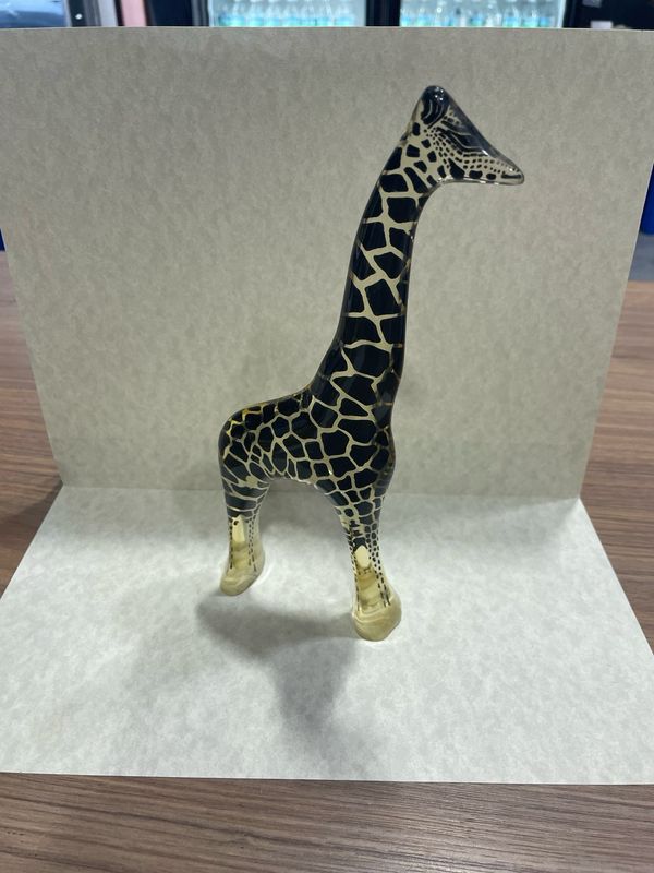 Vintage Abraham Palatine Brazil Giraffe