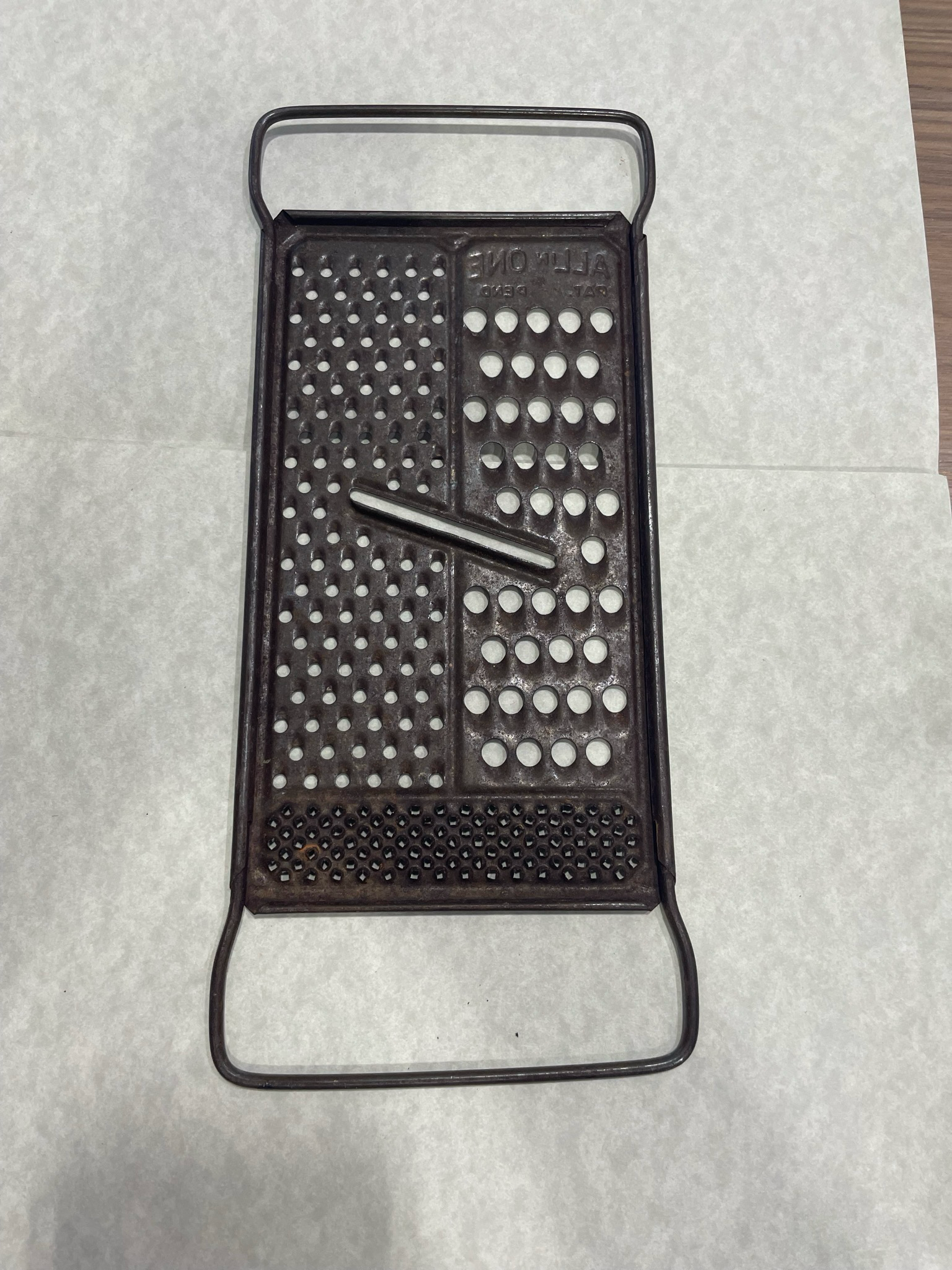 Vintage All In One Flat Cheese Grater