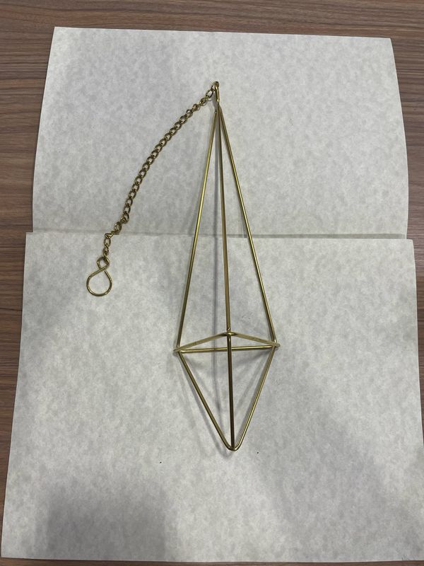 Gold Hanging Plant Holder