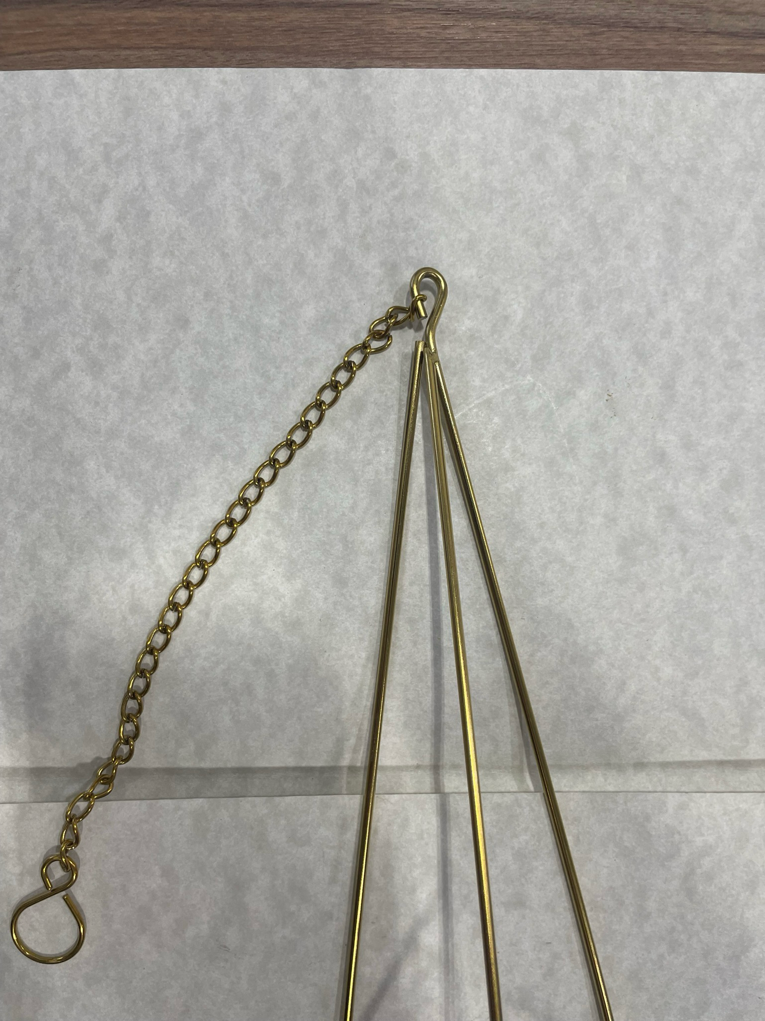 Gold Hanging Plant Holder