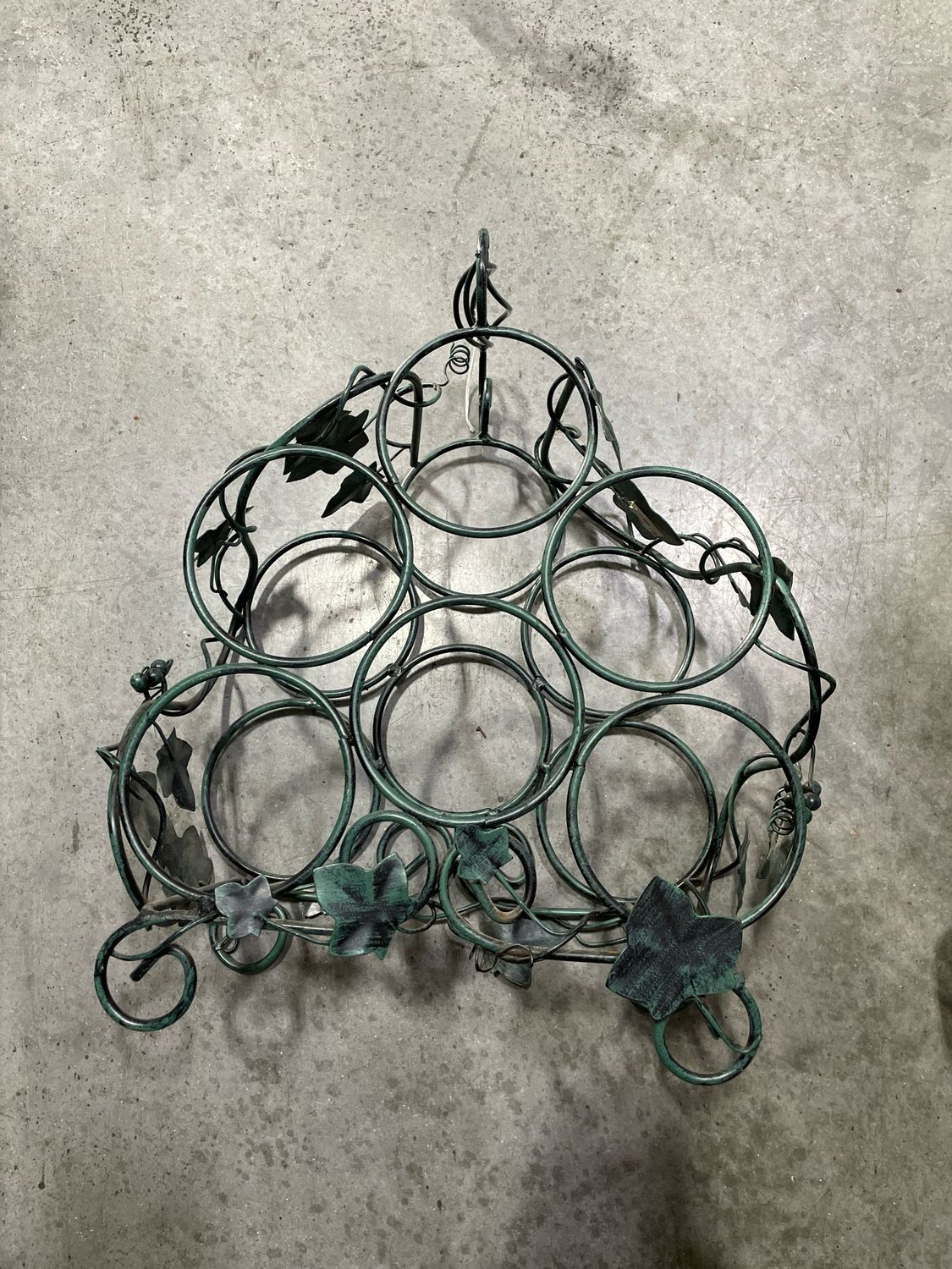 Green Wine Rack