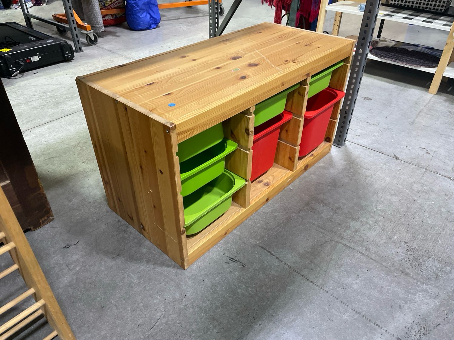 Storage Bin Entertainment Cabinet.