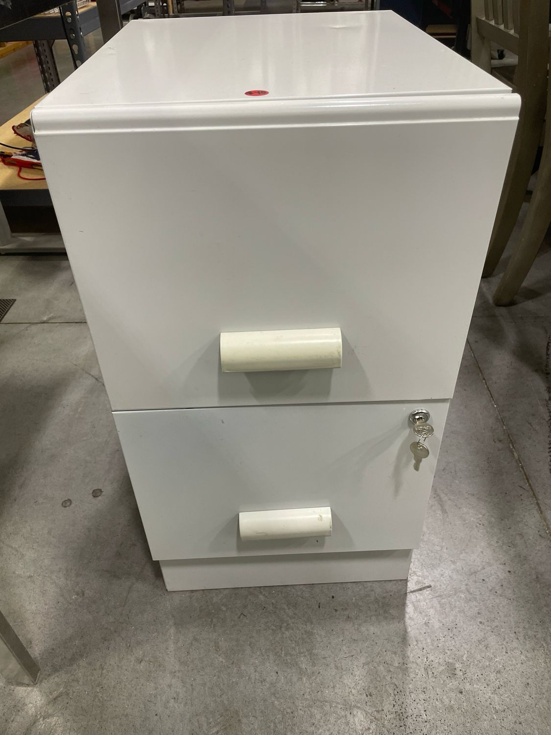 White Filing Cabinet