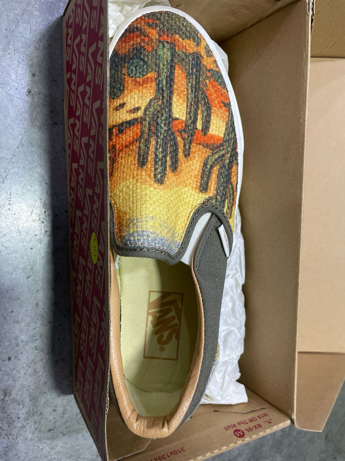 Vans Cactus Tapestry Print Shoes 7.5