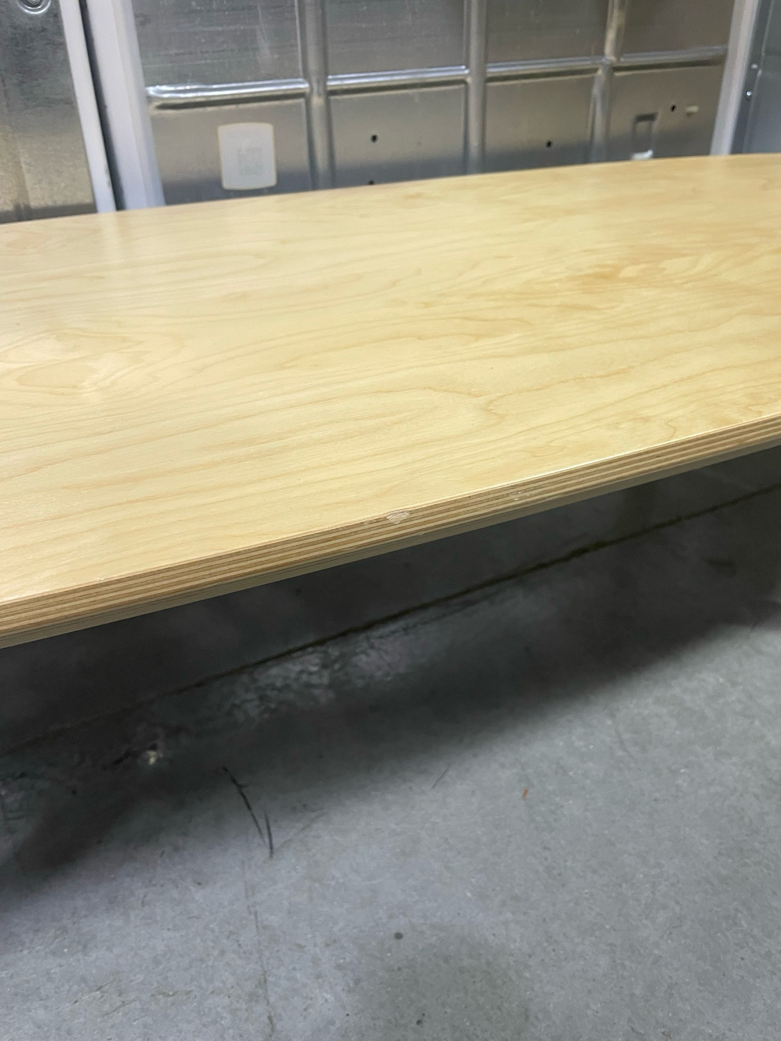 Wooden Oval Coffee Table