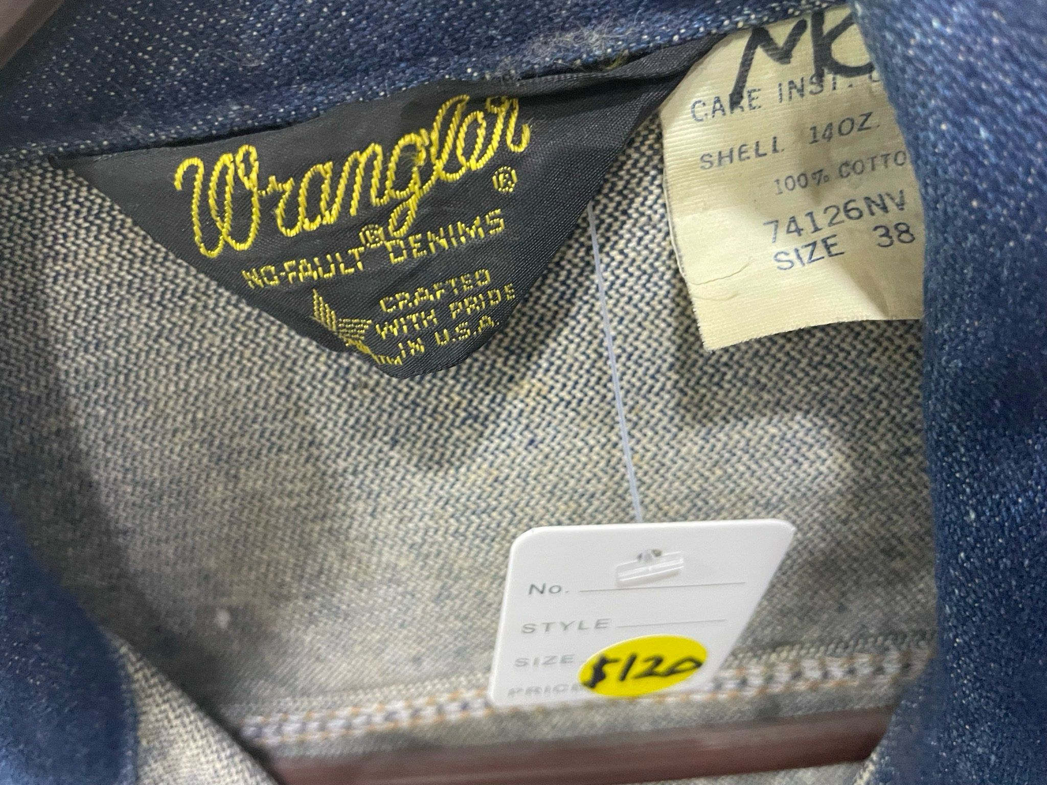 Red Headed Stranger Denim Wrangler Jacket