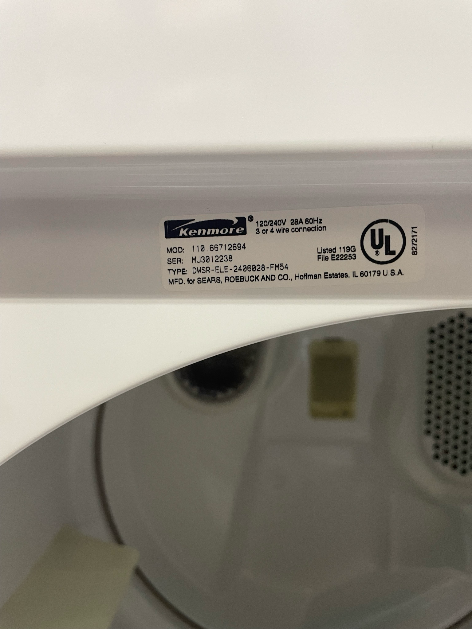 Kenmore 70 Series