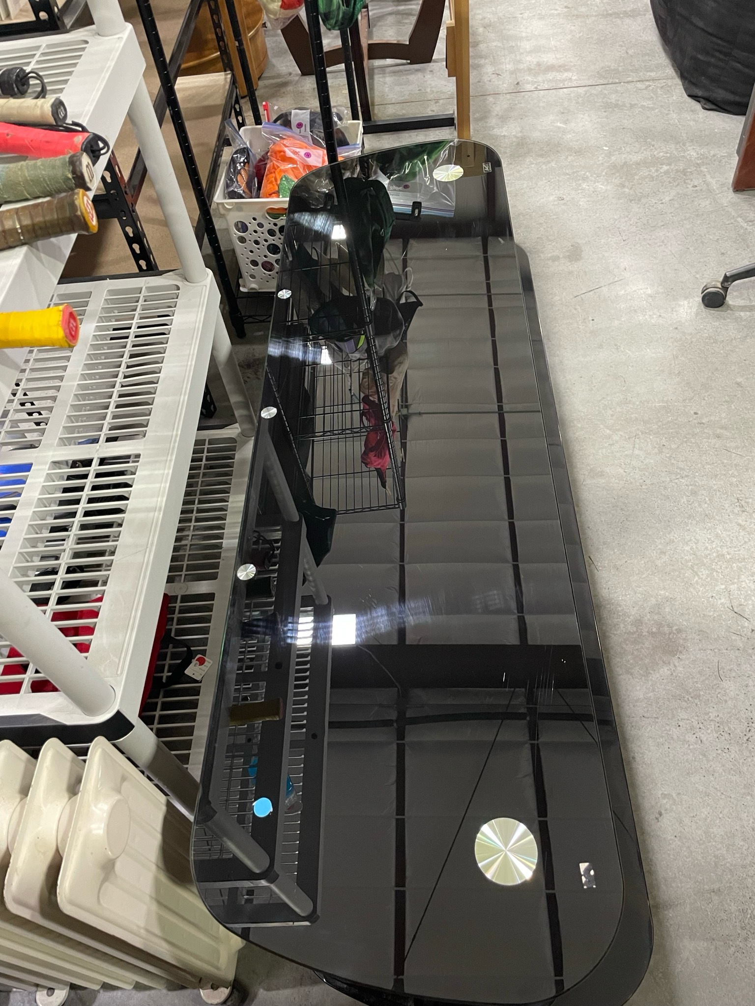 3 Tier Glass Entertainment Center