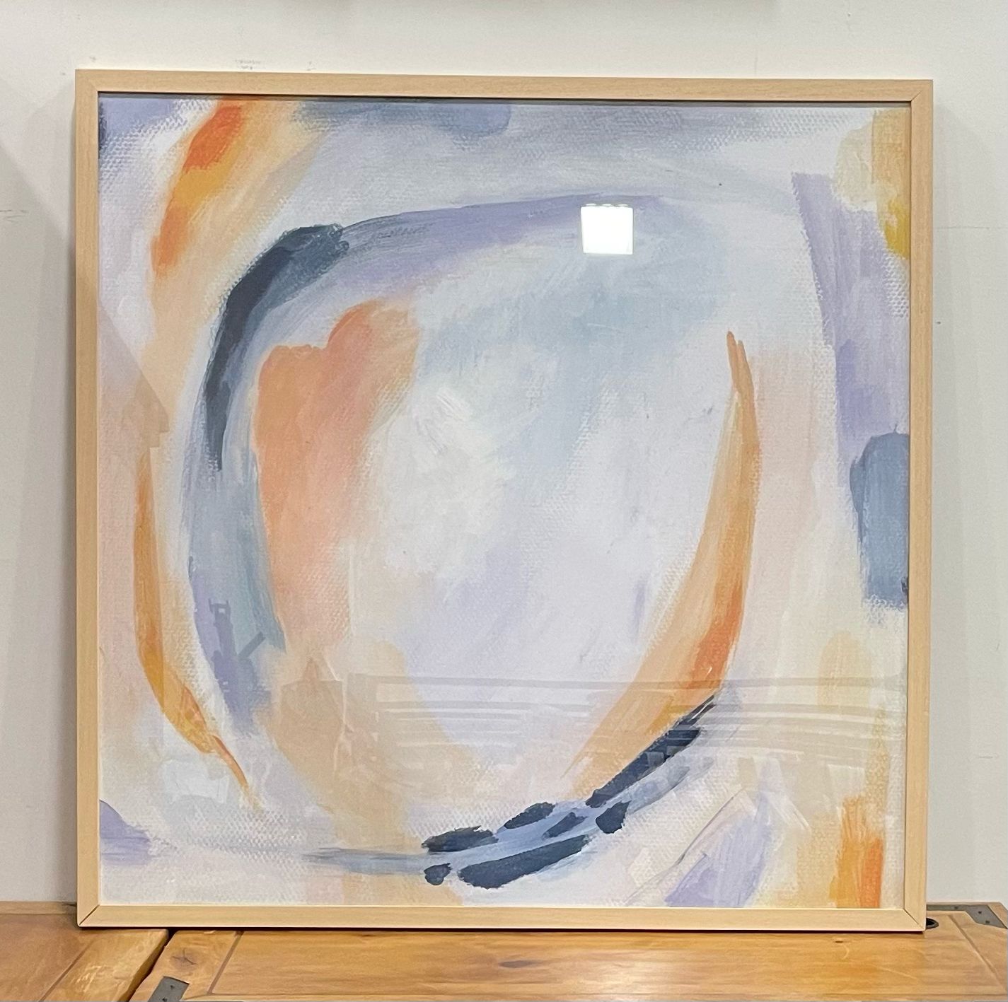 Pastel Watercolors Framed Print