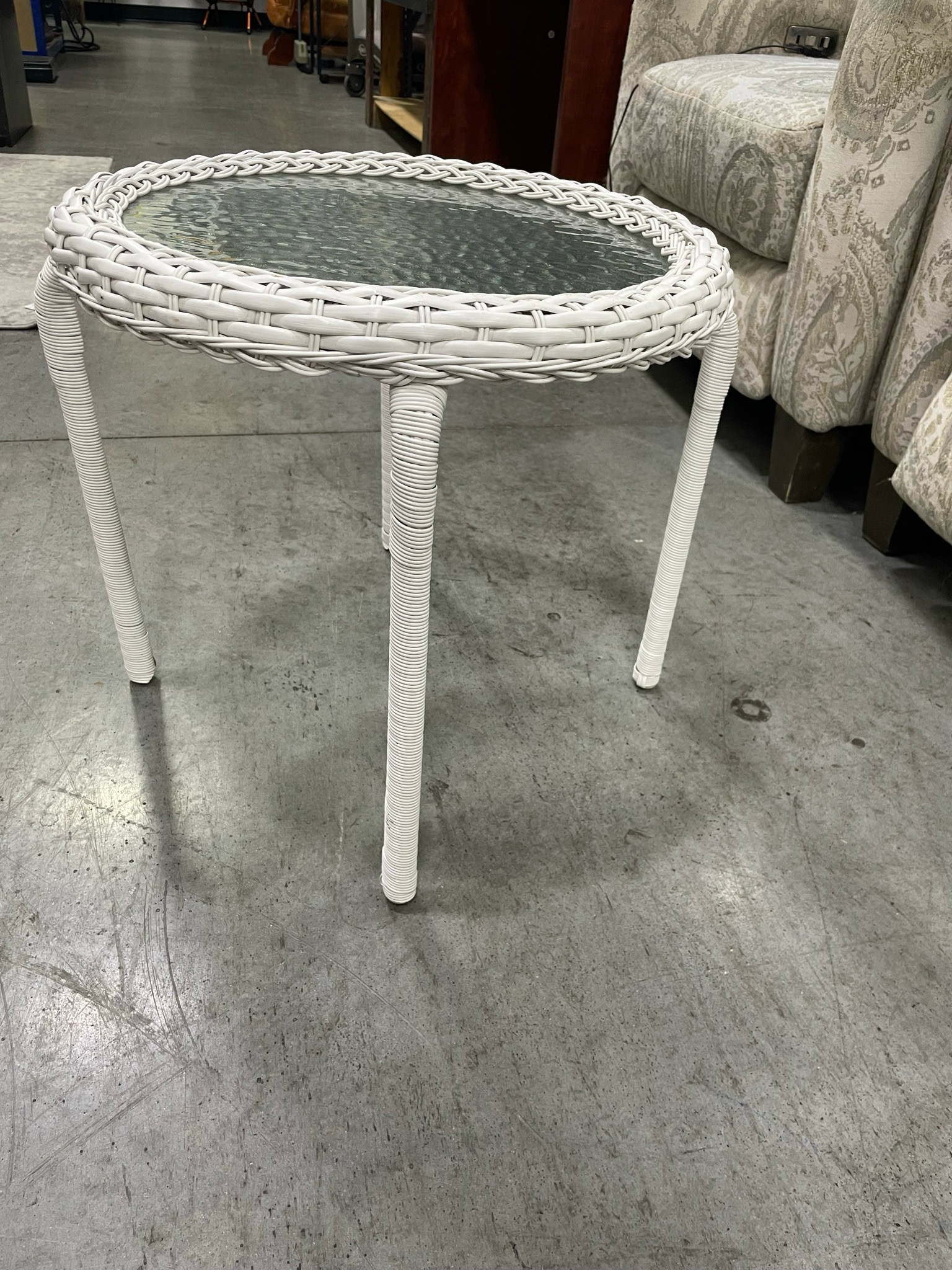 Plastic Wicker Table