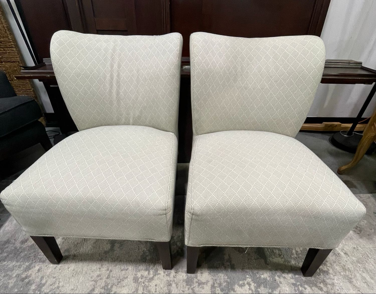 Armless Accent Chair