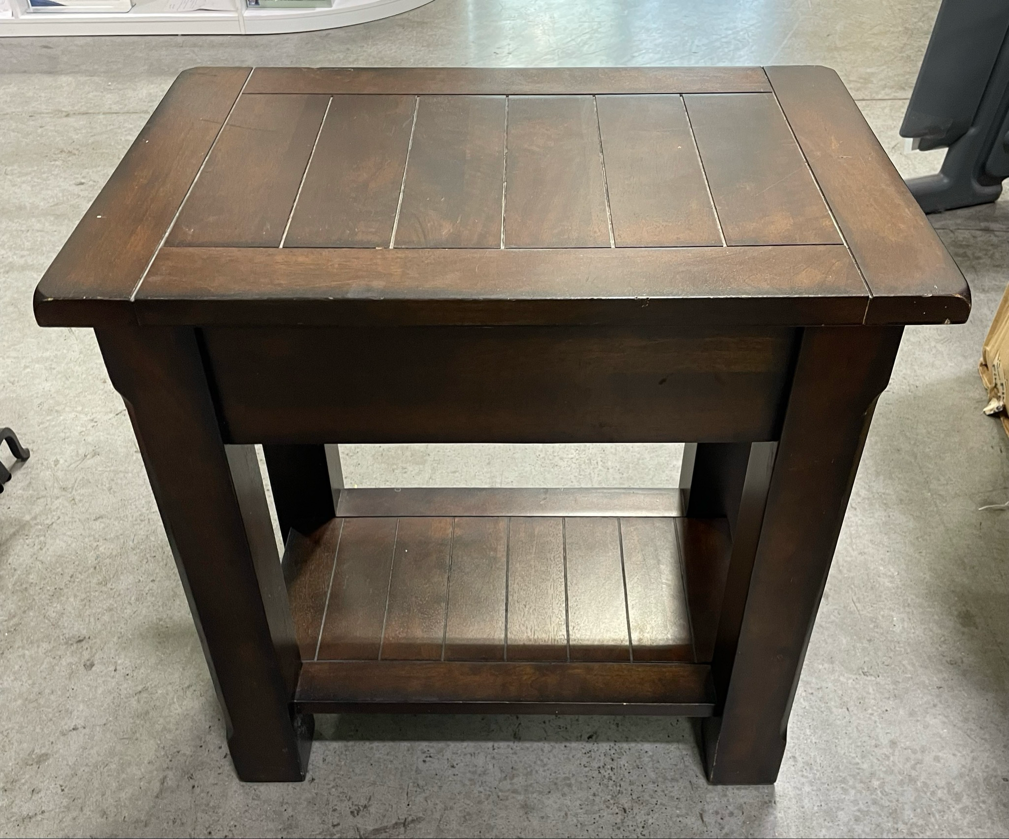 Small Dark Wood Side Table