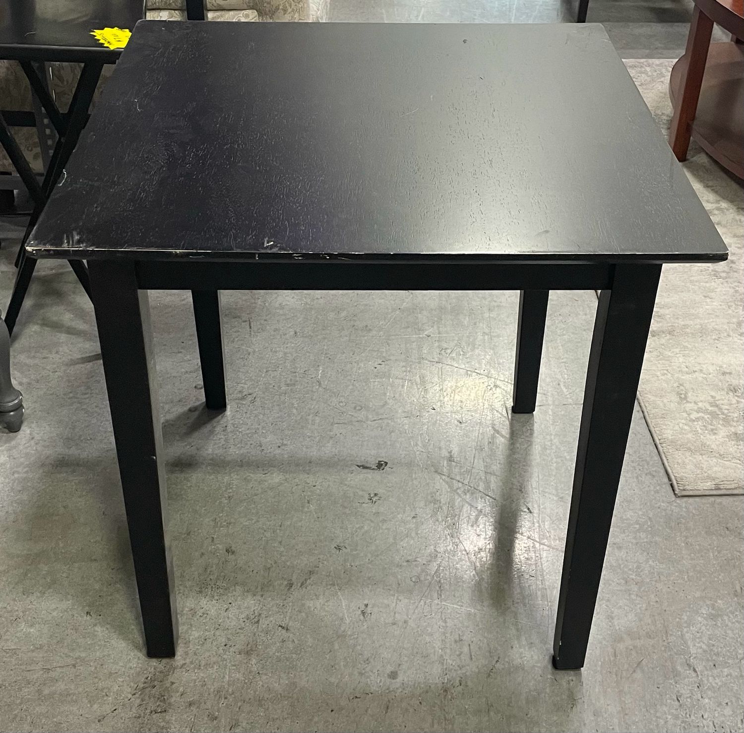 Black Square Table