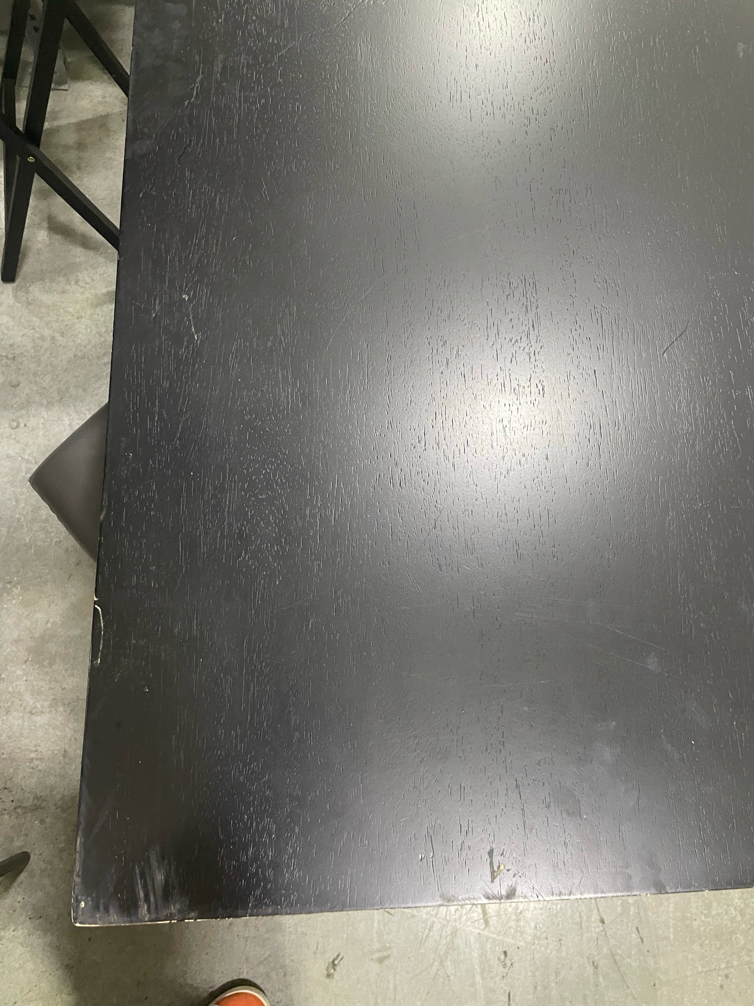 Black Square Table