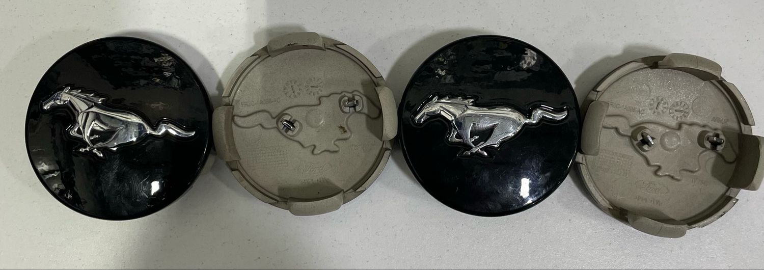 Set of Four EOM Ford Mustang Pony Wheel Center Caps