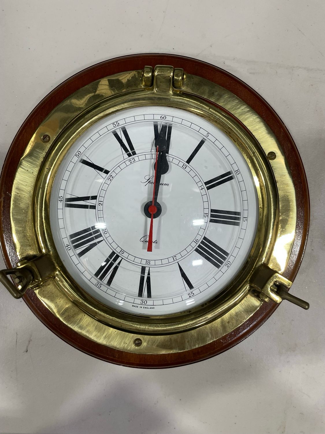 Vintage Porthole Style Wall Clock