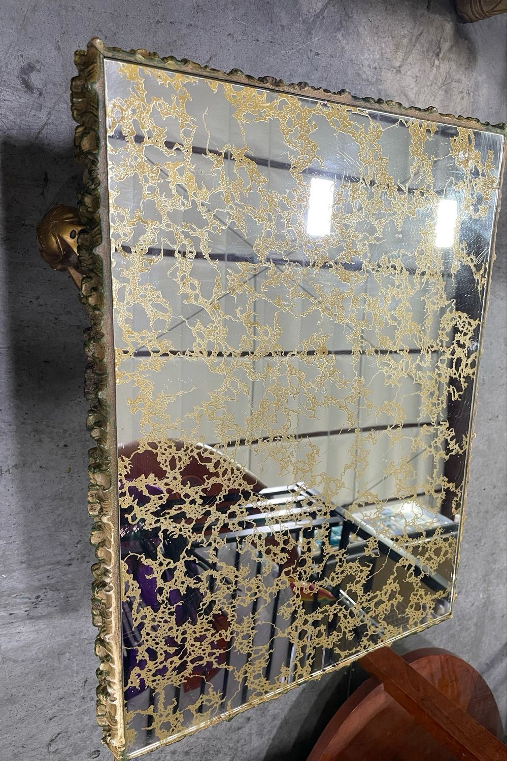 Gold Mirror Table