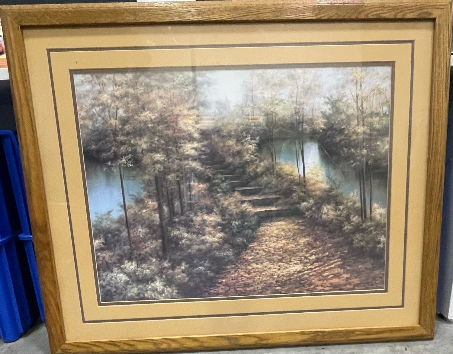 Wooden Framed Landscape Scene Art Print