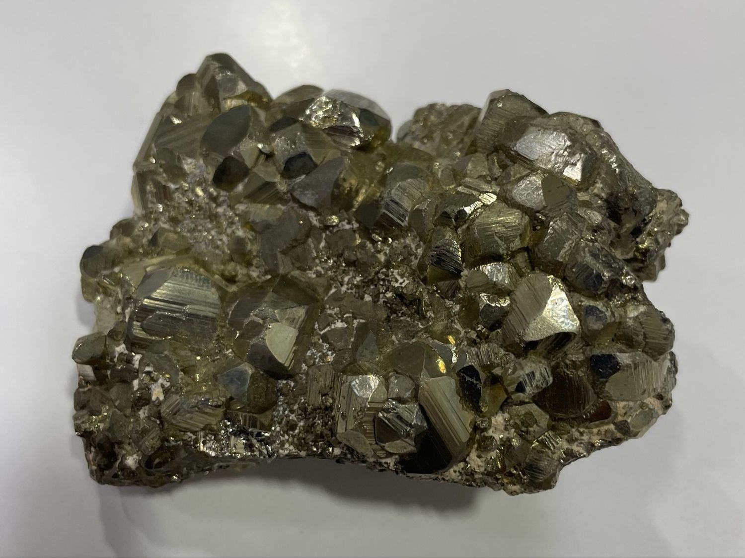 Pyrite Crystal Cluster