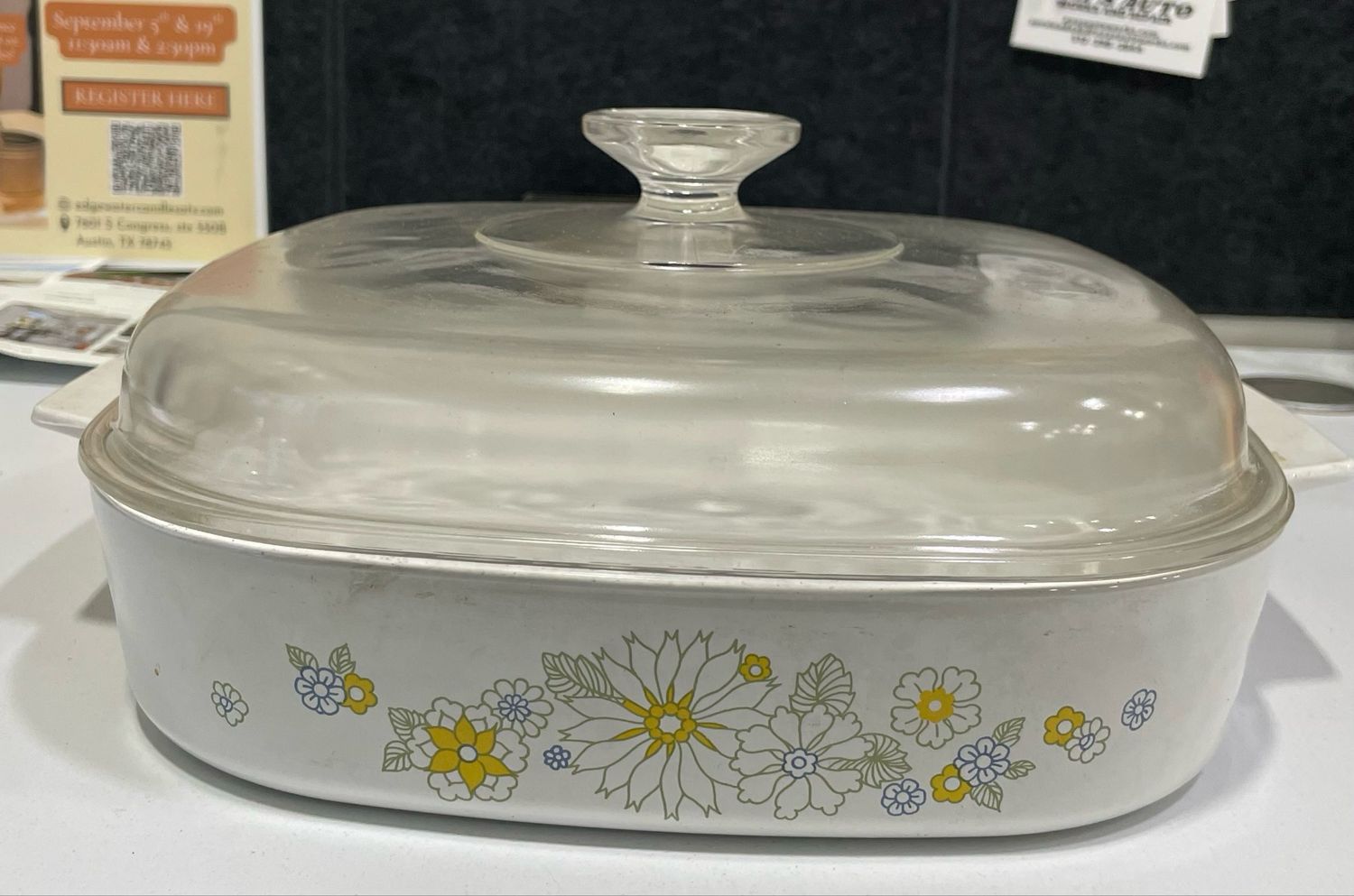 Vintage CorningWare Casserole Dish