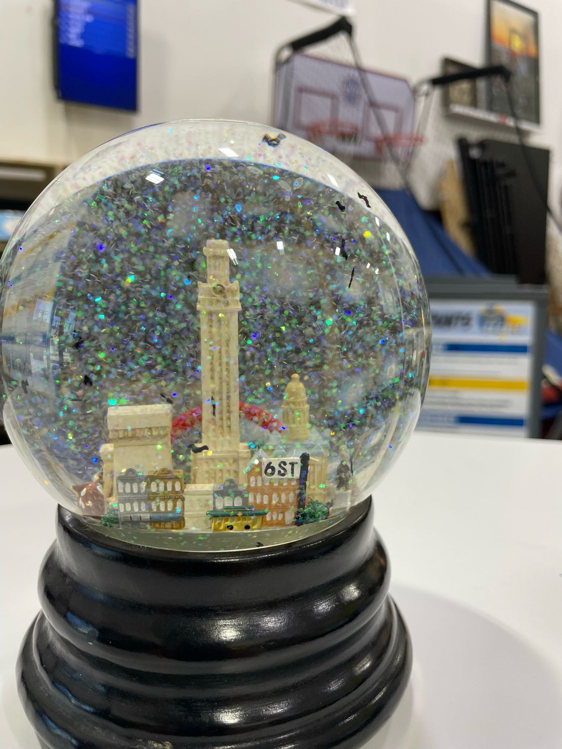 Saks Fifth Ave. AUSTX Musical Snow Globe