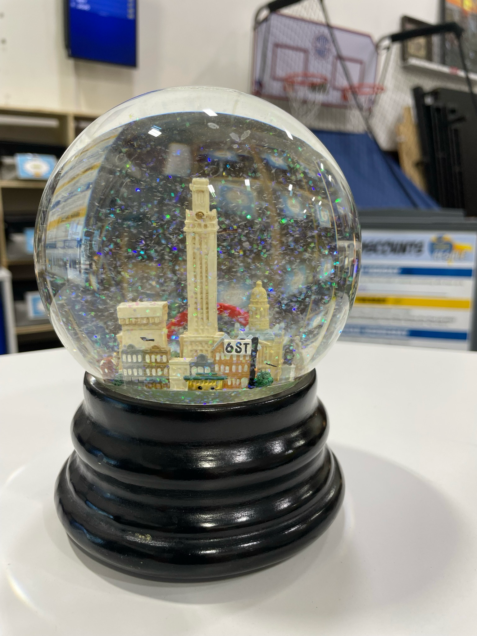 Saks Fifth Ave. AUSTX Musical Snow Globe