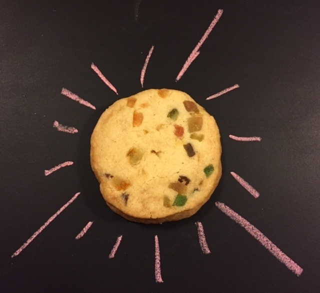 Tutti-Frutti shortbread cookies (4 Unidades)