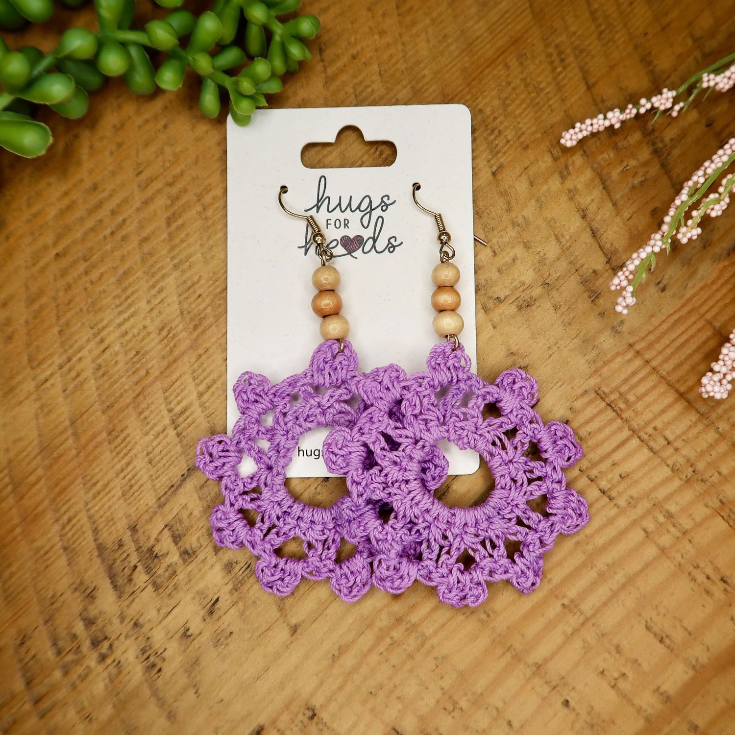 Purple Earrings 2