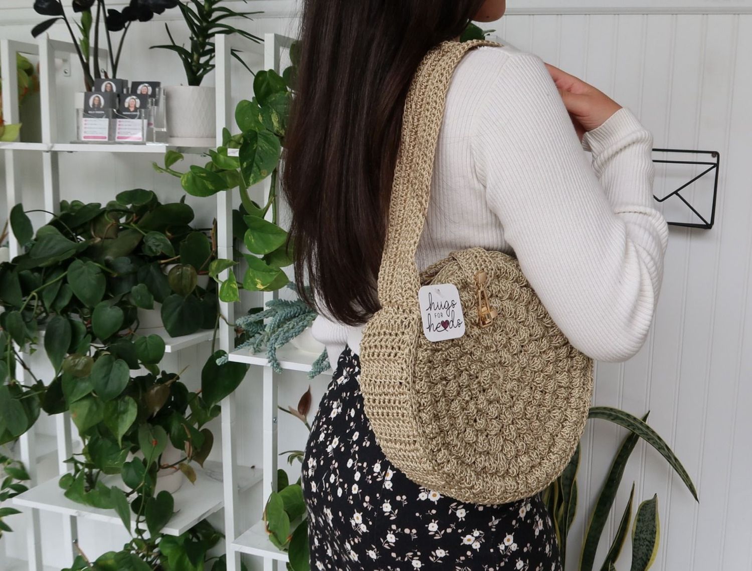 The "Mona Lisa" Raffia Bag