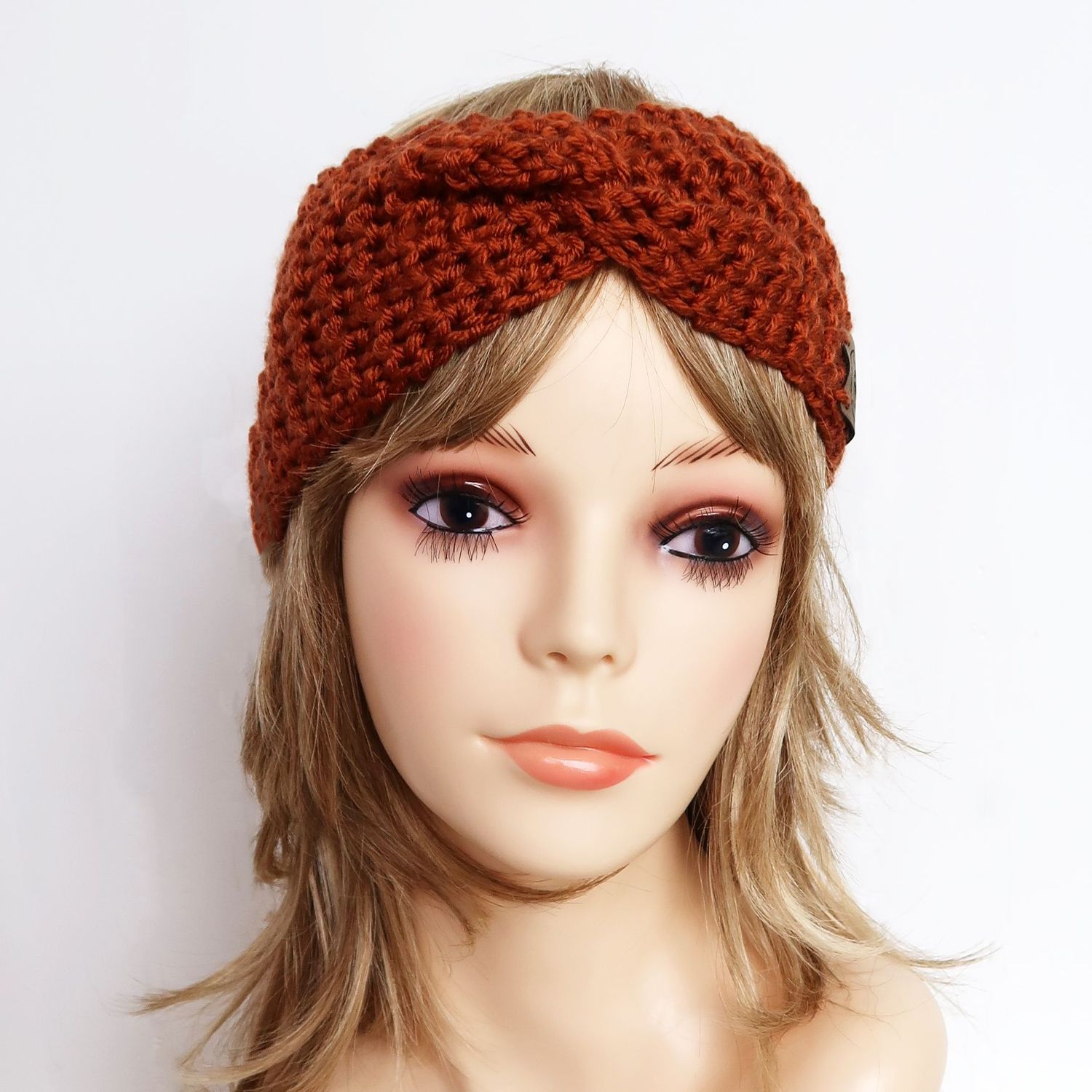 Dark Burnt Orange Headband