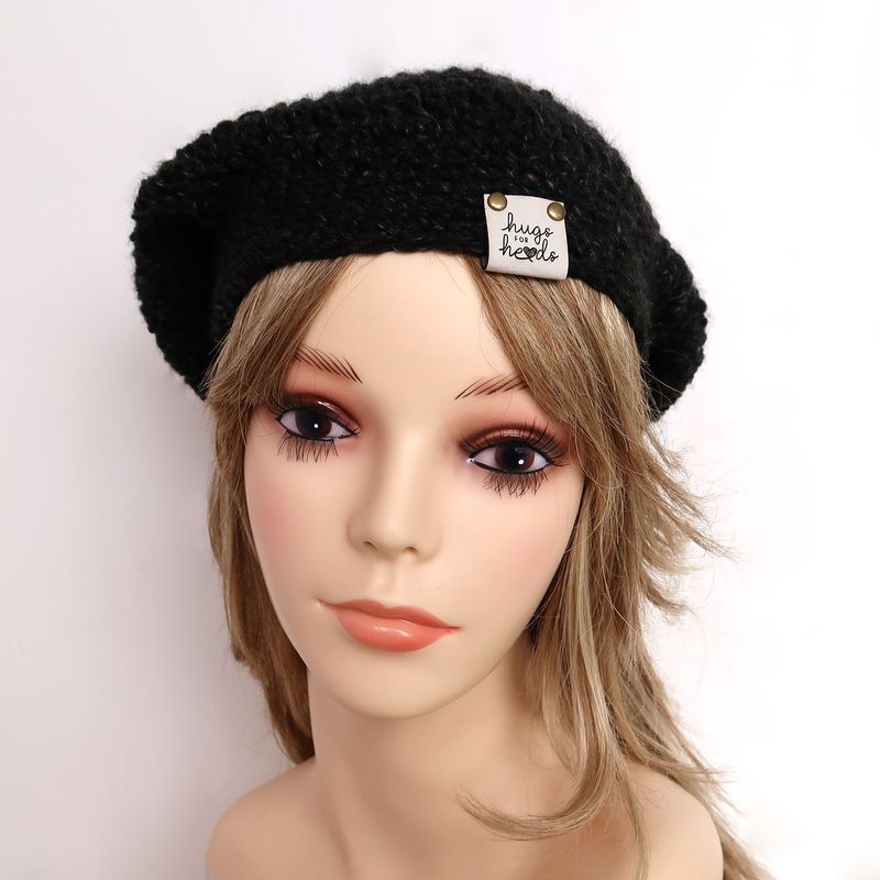 Slouchy Beret Black