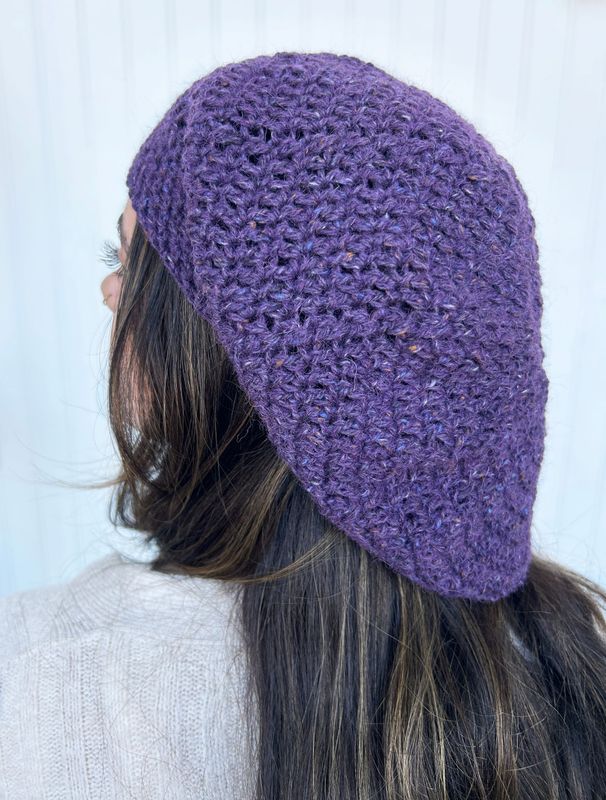 Slouchy Purple Hat