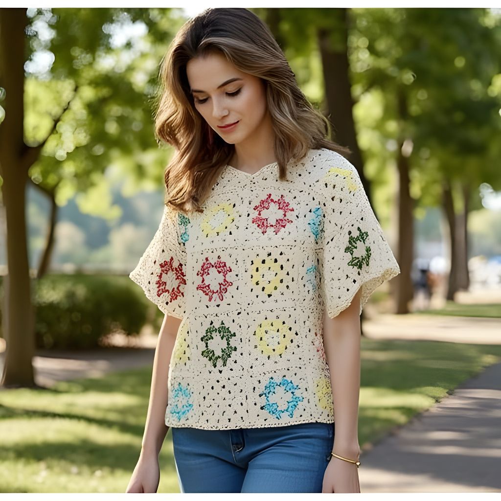 Cute Springtime Crochet Top