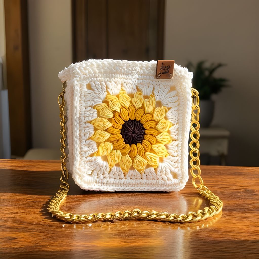Sunflower Granny Handbag