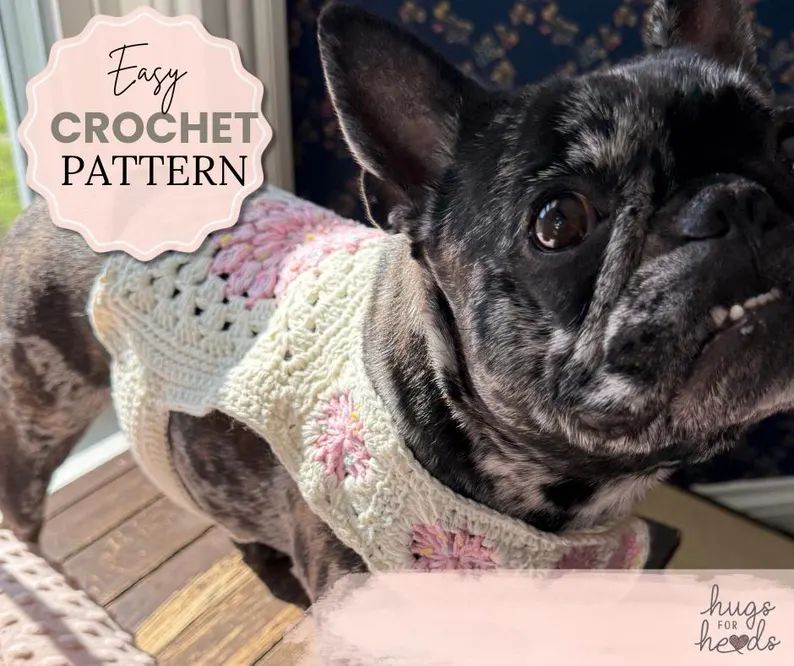 Nellie's Harness - Easy Dog Harness Crochet Pattern
